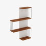 Hanah Home Cambel - Pine Estantería de Pared Pino y Blanco